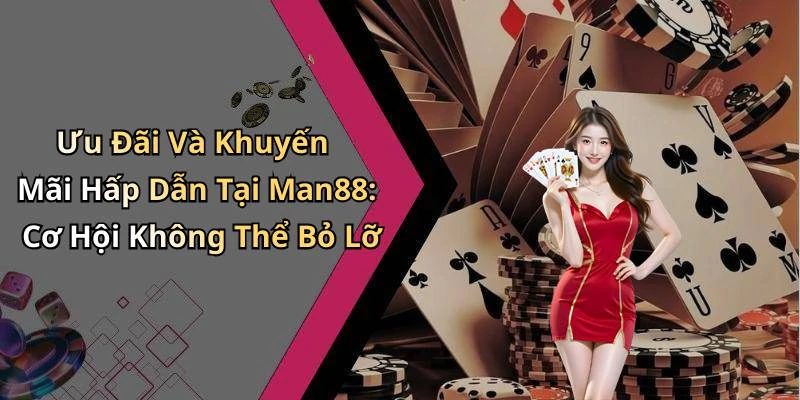 Ưu Đãi Và Khuyến Mãi Hấp Dẫn Tại Man88: Cơ Hội Không Thể Bỏ Lỡ