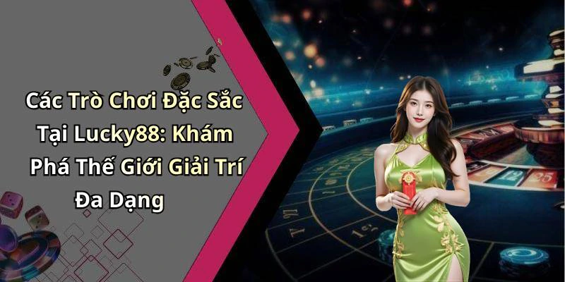 Các Trò Chơi Đặc Sắc Tại Lucky88: Khám Phá Thế Giới Giải Trí Đa Dạng